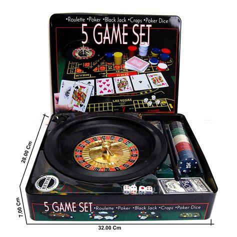 игровой набор казино 5в 1